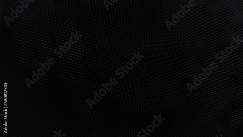 3D Futuristic triangles dark black background Abstract lowpoly geometric grid pattern