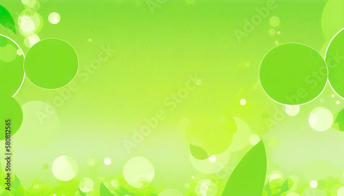 Bright soft green abstract background, generative AI.