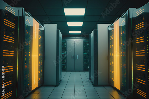 Data center and computer servers