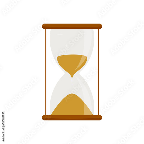 hourglass with sand