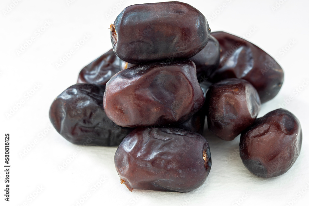 Natural fresh dates that Muslims eat while breaking their fast in Ramadan. Natural fresh dates that Muslims eat while breaking their fast in Ramadan.
