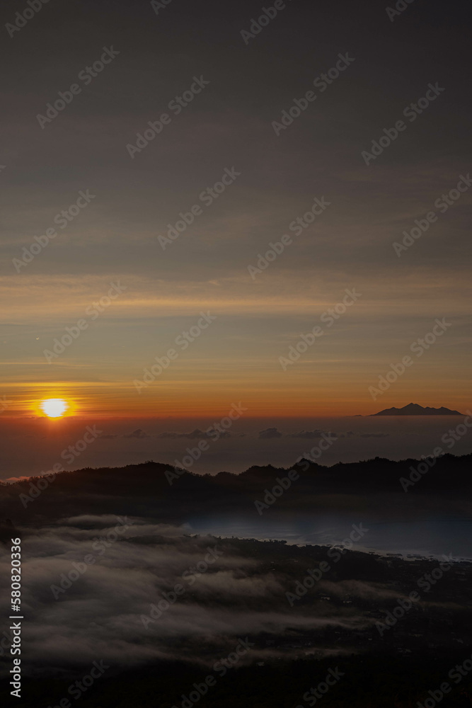 Mount Batur Sunrise in Bali, Indonesia