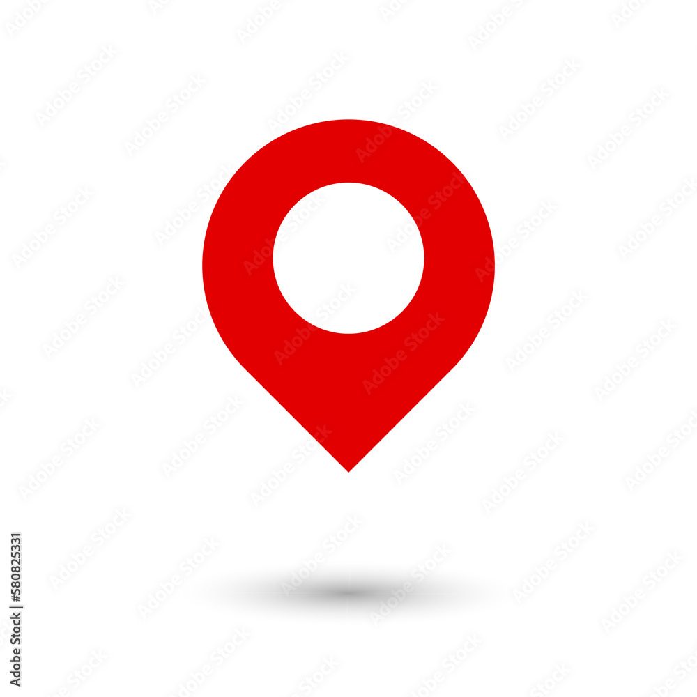 	
map pointer icon.Location icon simple vector design.	

