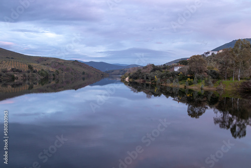 Panorama of the Río de los Ángeles located in Extremadura of Spain