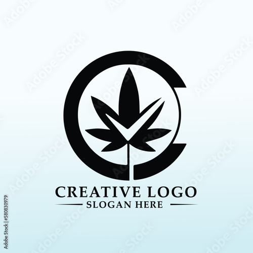 Cannabis grow company logo design