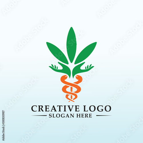 Cannabis grow company logo design