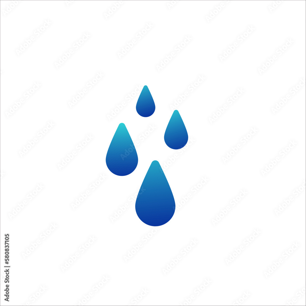 Fourwater or blood drops vector icon. Liquid elemen symbol. Stock vector illustration isolated on white background. Fourwater or blood drops vector icon. Liquid elemen symbol. Stock vector illustration isolated on white background.