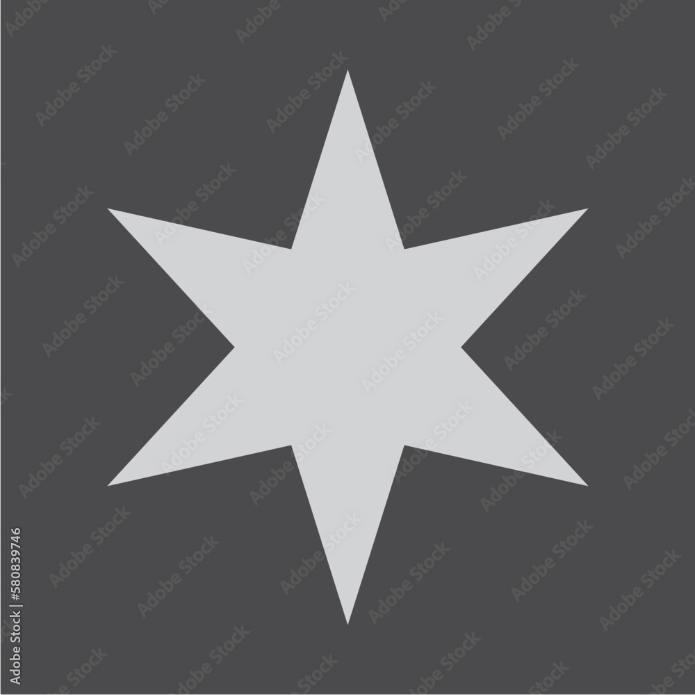 Six pointed star icon Six pointed star icon