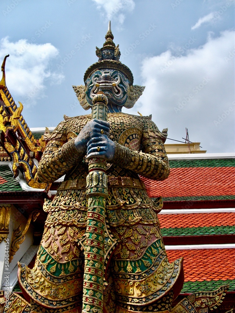 Statue at Grand Palace, Bangkok, Thailand Statue at Grand Palace, Bangkok, Thailand