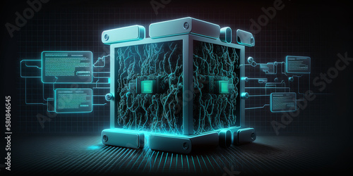 Bitcoin and other cryptocurrencies can be safely transferred online using blockchain financial technology. A financial technology proposal with linked encrypted ledger blocks  - Generative AI