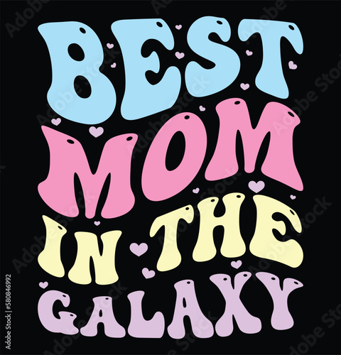 Happy Mother's Day Lettering Design in Illustration.