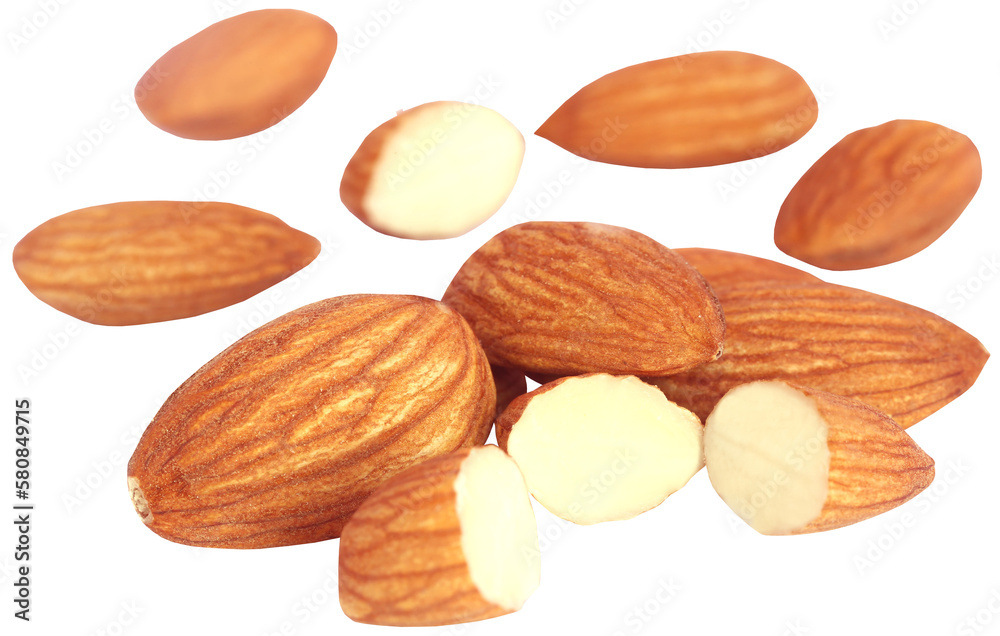 Fresh almonds