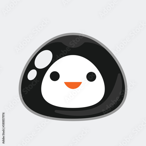 cute and adorable jelly penguin bird
