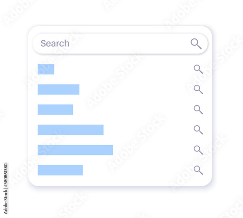 Dropdown relevant queries