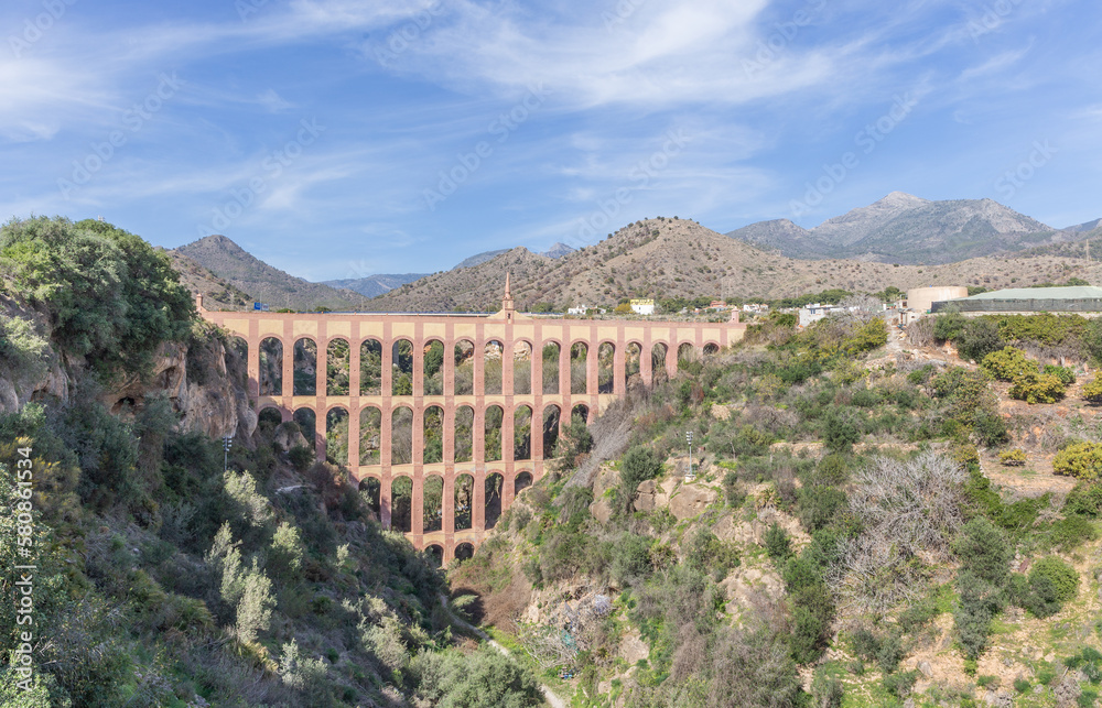 Aquädukt Aguila in Nerja, Andalusien, Spanien
