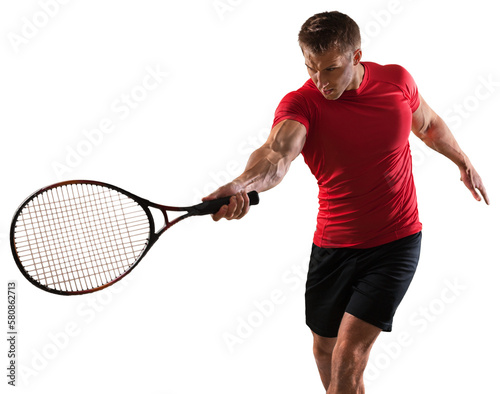 Young caucasian man tennis player © BillionPhotos.com