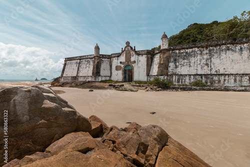 Obraz na plátně Fortaleza Nossa Senhora dos Prazeres, Ilha do Mel, Paraná, Brasil