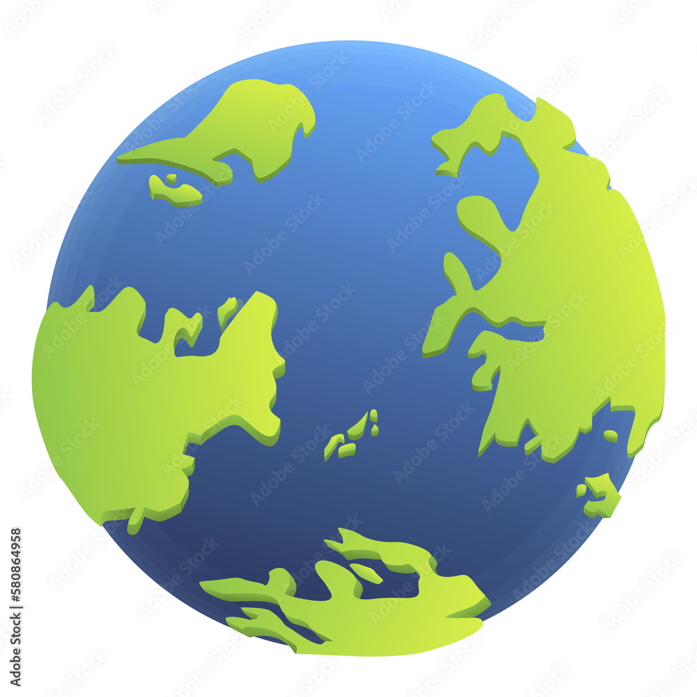 Earth planet. Globe texture map in flat style. Earth view from space. Green and blue planet solar system. Colorful png illustration. Earth planet. Globe texture map in flat style. Earth view from space. Green and blue planet solar system. Colorful png illustration.
