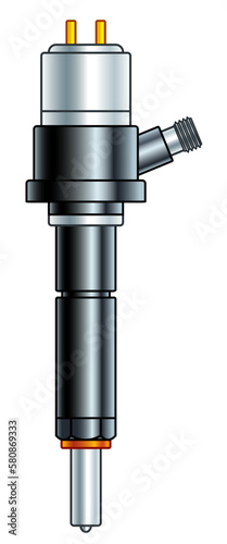 Fuel injector illustration