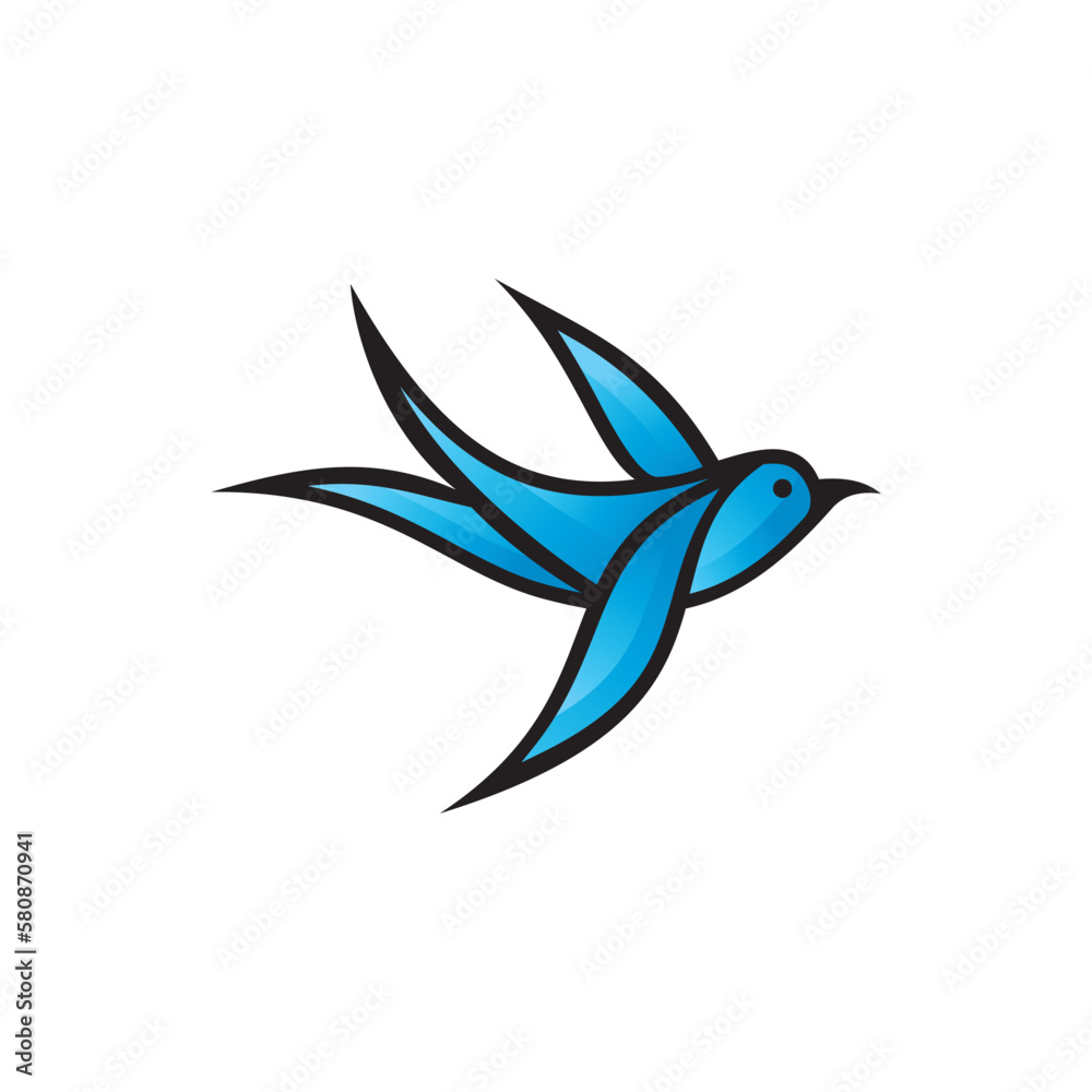 Bird Logo Colorfull Design Illustration Bird Logo Colorfull Design Illustration