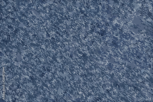 Realistic vector illustration of Texture of blue knitted fabric. Abstract modern knitted texture in blue color. Dark knitted background
