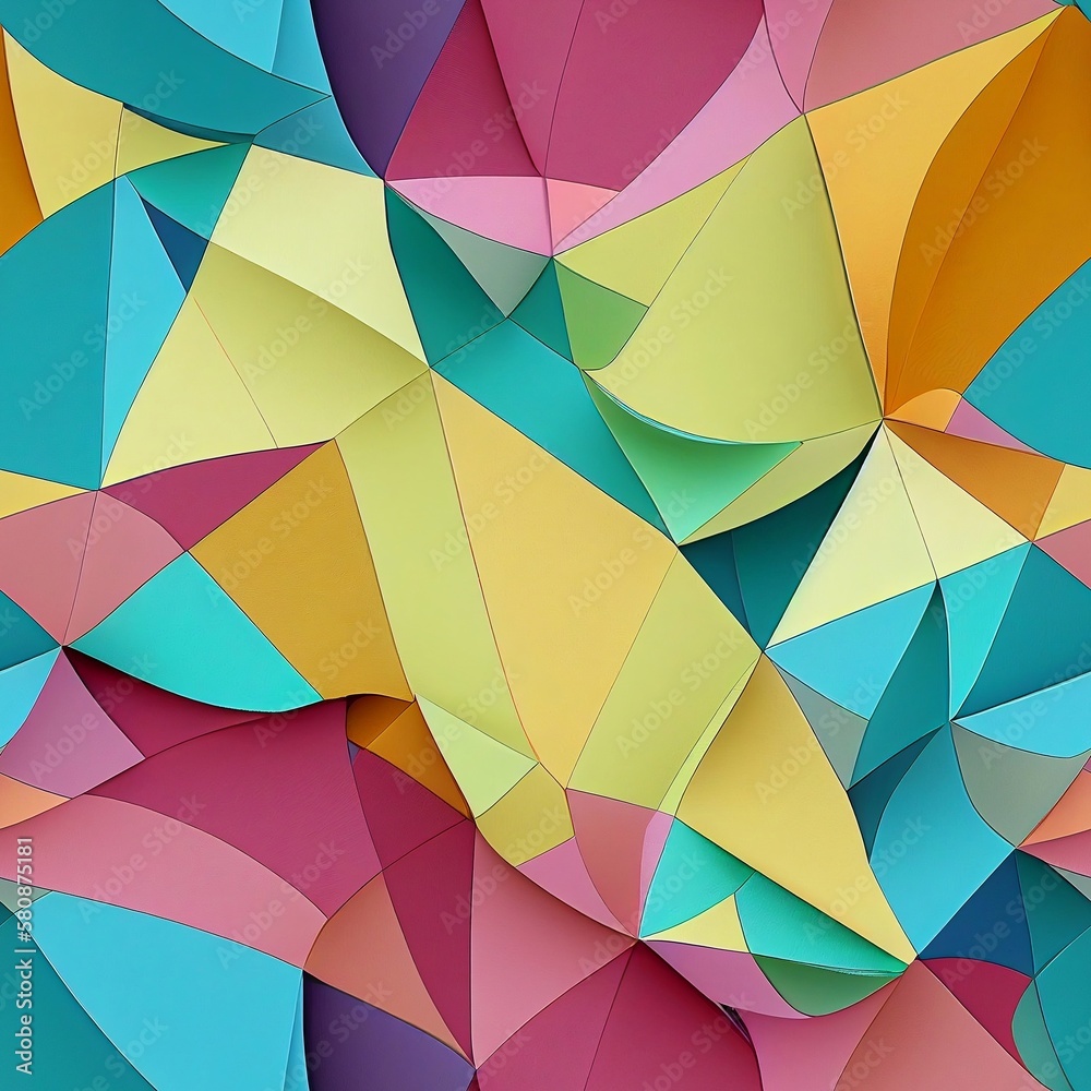 abstract geometric background. Generative AI. abstract geometric background. Generative AI.