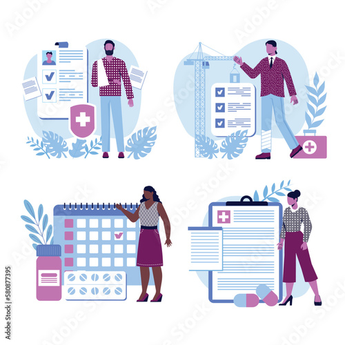 Employee health set