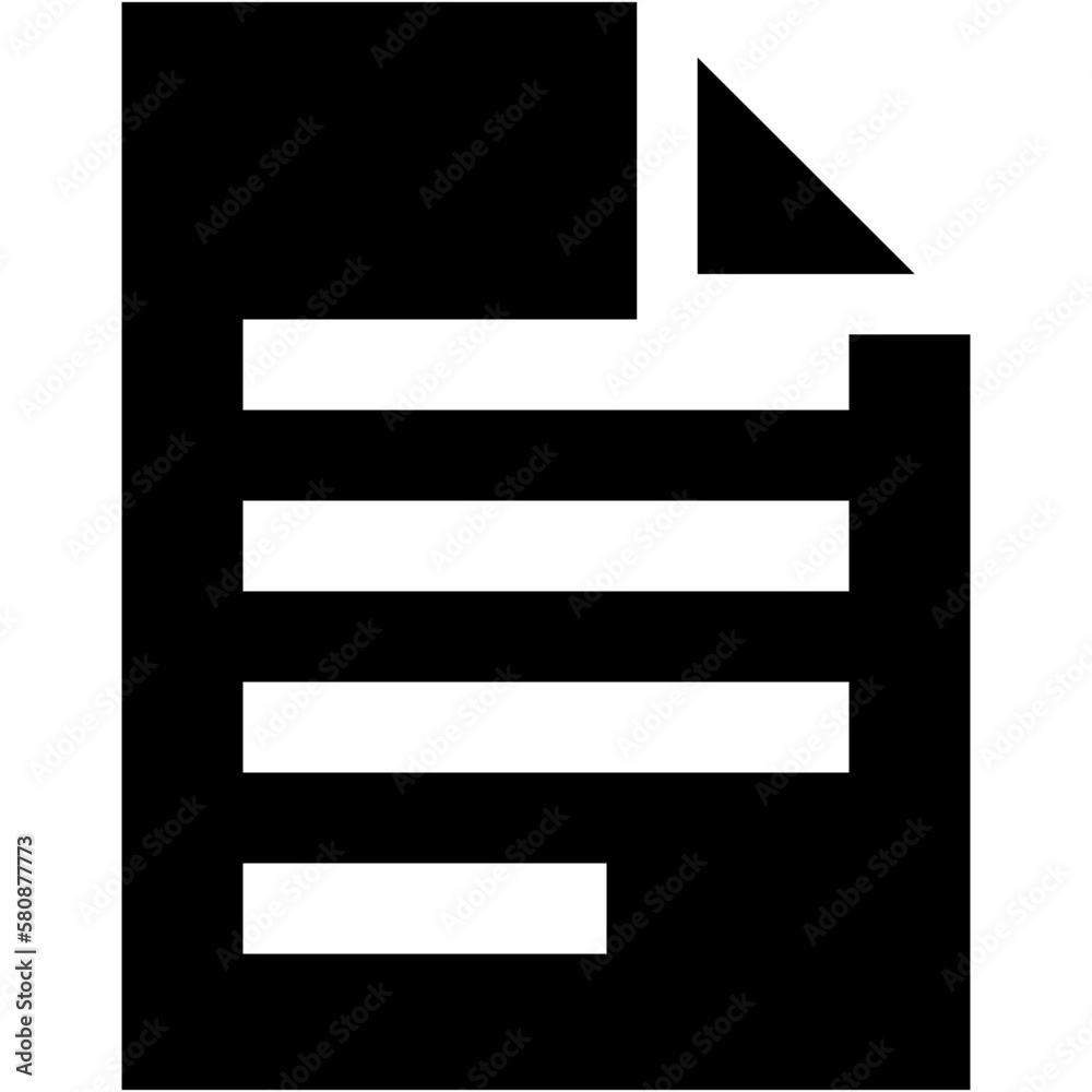 Text Aligment Justify Left Glyph Icon Text Aligment Justify Left Glyph Icon