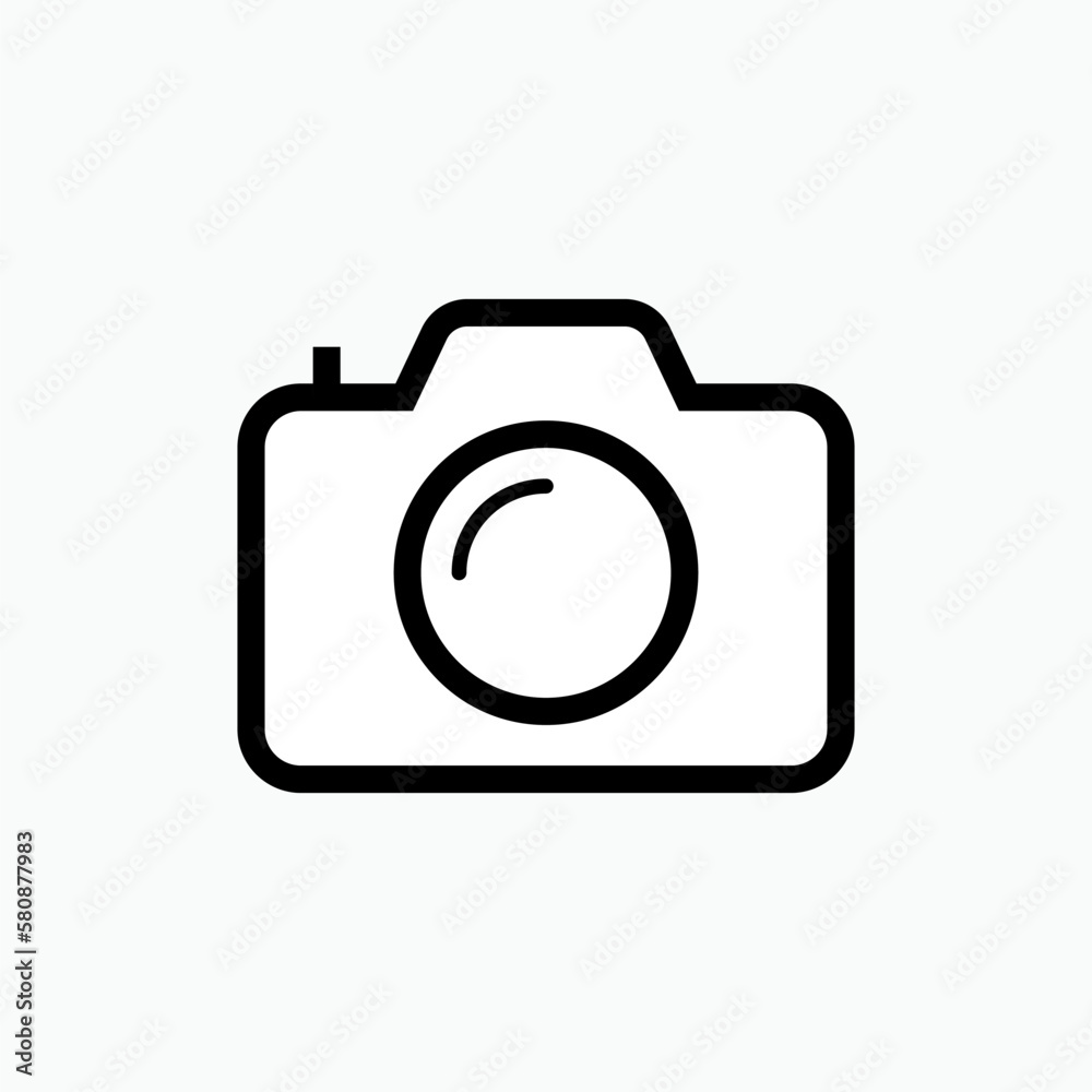 Camera Icon. Photography Symbol - Vector. Camera Icon. Photography Symbol - Vector.