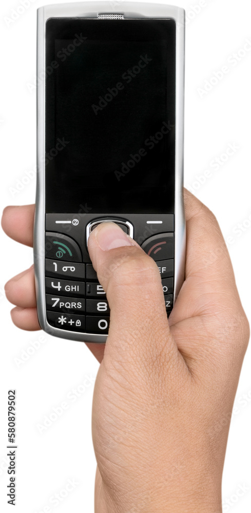 Holding a keyboard based smart phone Holding a keyboard based smart phone