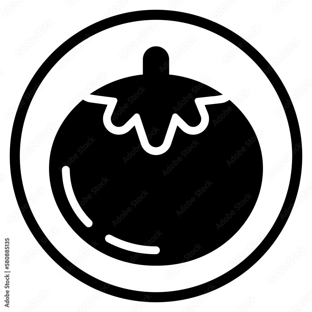 tomato glyph icon tomato glyph icon