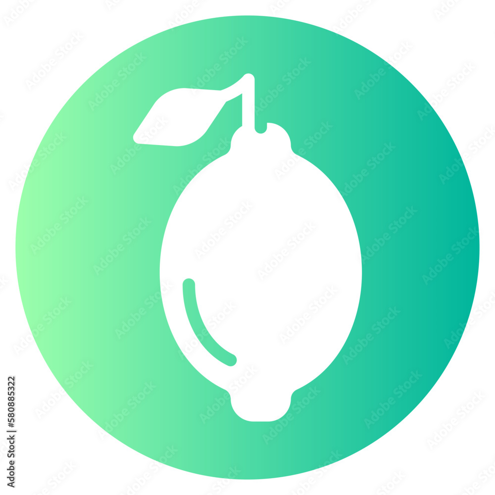 lemon gradient icon lemon gradient icon
