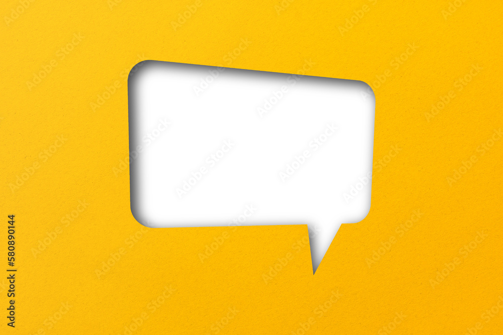 yellow paper cut out punched shape speech bubble transparent background yellow paper cut out punched shape speech bubble transparent background