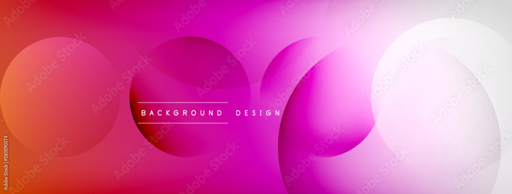 Abstract background - geometric composition created with lights and shadows. Technology or business digital template