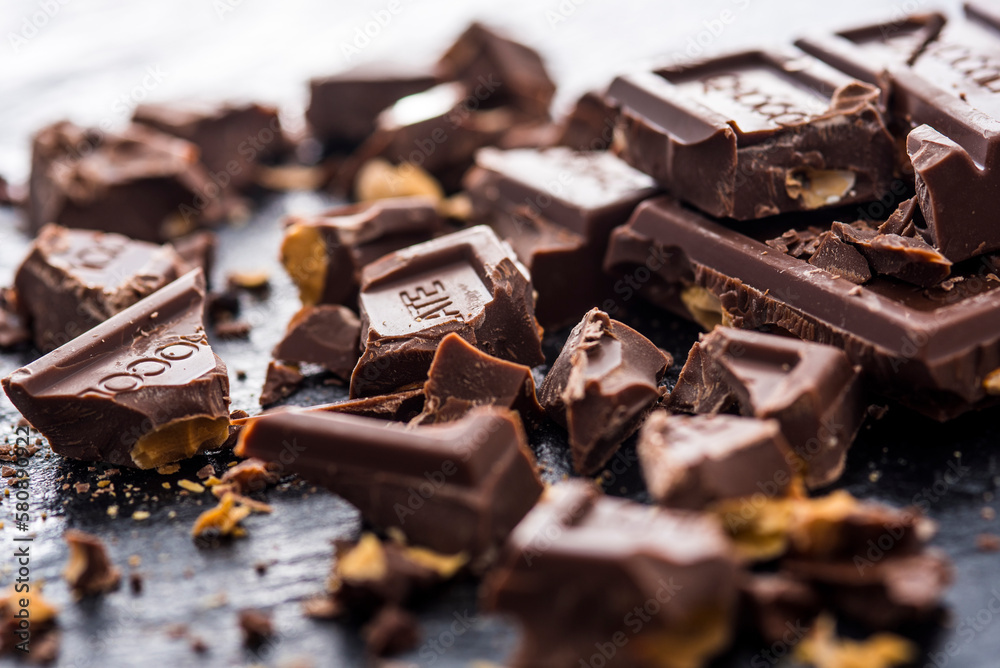 チョコレートとカカオのイメージ チョコレートとカカオのイメージ