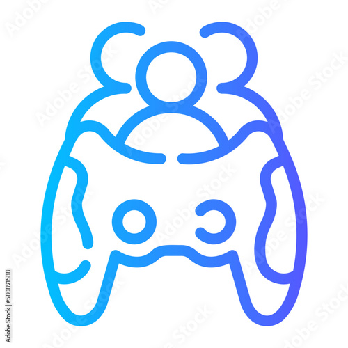 team gradient icon