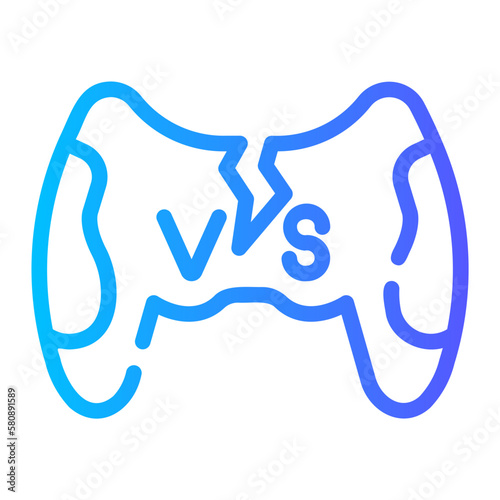 battle gradient icon