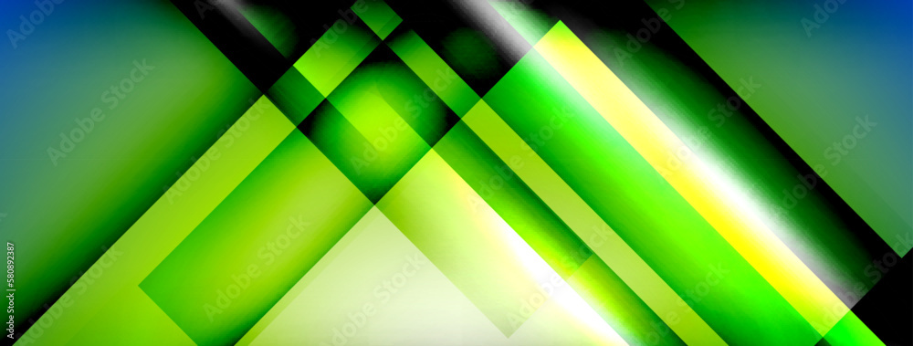 Obraz premium Abstract lines geometric techno background layout