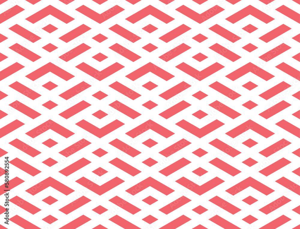Abstract geometric pattern. A seamless vector background. White and pink ornament. Graphic modern pattern. Simple lattice graphic design Abstract geometric pattern. A seamless vector background. White and pink ornament. Graphic modern pattern. Simple lattice graphic design