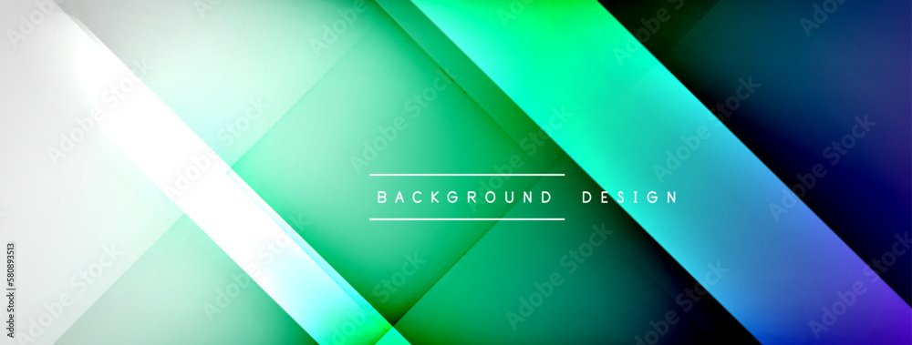 Abstract vector background. Shadow lines and lights with round elements and circles composition. Vector Illustration For Wallpaper, Banner, Background, Card, Book Illustration, landing page