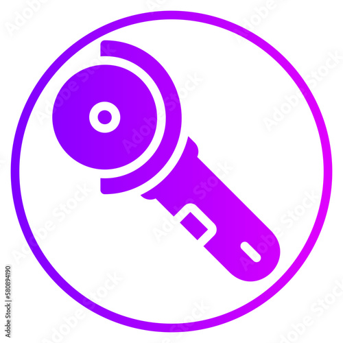 angle grinder gradient icon