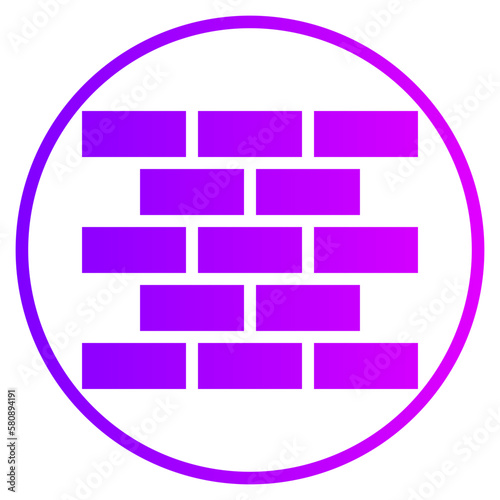 brickwork gradient icon