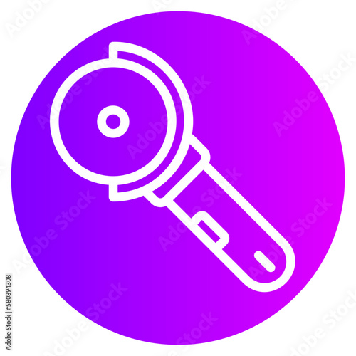 angle grinder gradient icon