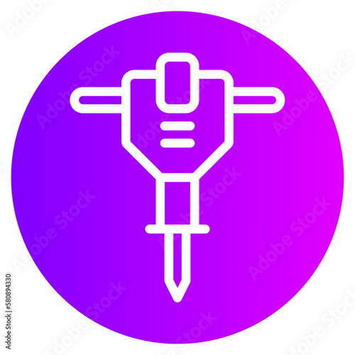 jackhammer gradient icon