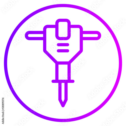 jackhammer gradient icon