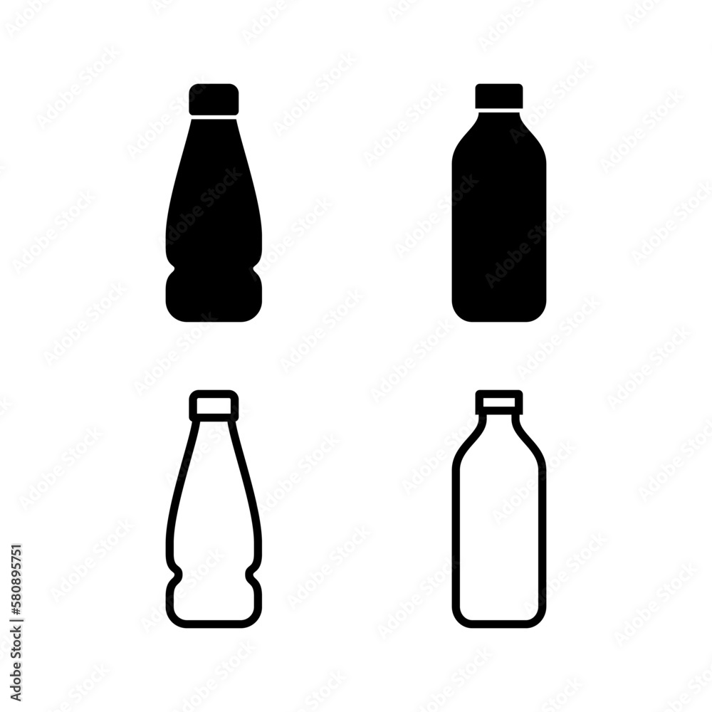 Bottle icon vector illustration. bottle sign and symbol Bottle icon vector illustration. bottle sign and symbol