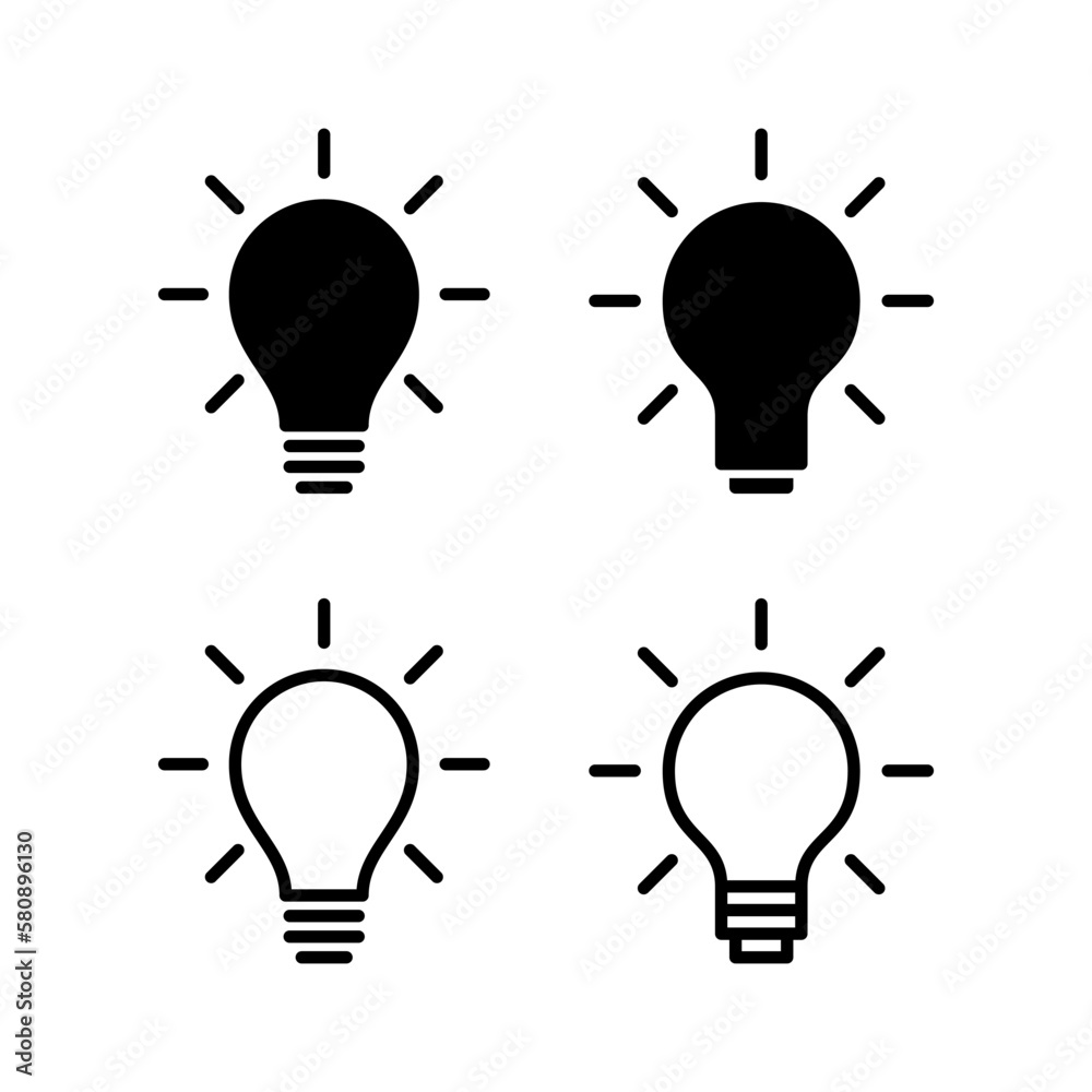 Lamp icon vector illustration. Light bulb sign and symbol. idea symbol. Lamp icon vector illustration. Light bulb sign and symbol. idea symbol.
