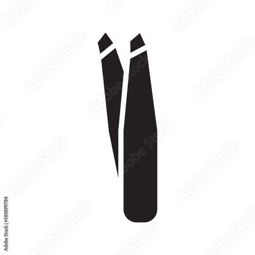 tweezers icon or logo isolated sign symbol vector illustration - high quality black style vector icons

