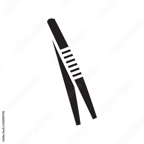 tweezers icon or logo isolated sign symbol vector illustration - high quality black style vector icons
