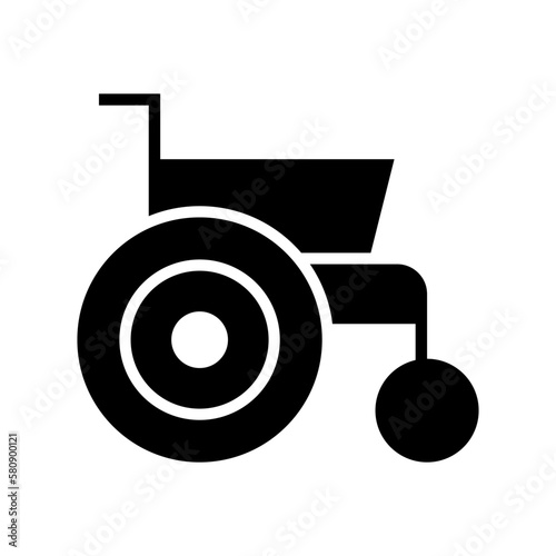 wheelchair icon or logo isolated sign symbol vector illustration - high quality black style vector icons
